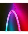 3m RGBIC Neon flex-slange - USB, IP20, komplett sett, vevd tau, Bluetooth App, fjernkontroll