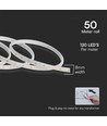 50m 10,5W/m LED strip, 3000K - IP65, 1000lm/m, 121 LED pr. meter, plug-and-play