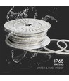 50m 10,5W/m LED strip, 3000K - IP65, 1000lm/m, 121 LED pr. meter, plug-and-play