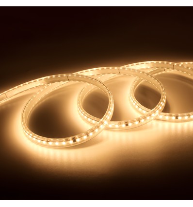 5m 12W/m LED-strip HiCRI X2 RA98 - 230V, IP67, 1000lm/m, kan klippes hver 10. cm, opptil 100m