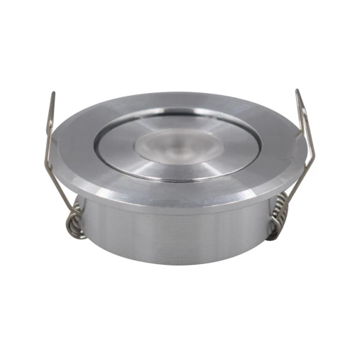 1,5W heis spot - Hull: Ø4,4 cm, Mål: Ø5,2 cm, 25° spredning, 1m ledning