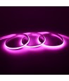 5m 9W/m Rosa Dot-free COB-LED-stripe - 24V DC, IP20, 240 LED/m, 5 års garanti
