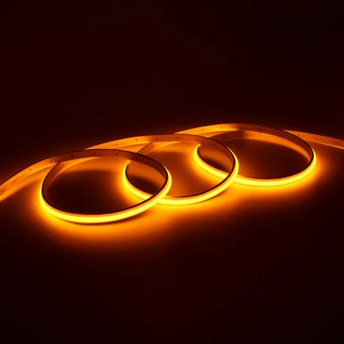 5m 9W/m Gul Dot-free COB-LED stripe - IP20, 240 LED per meter, 24V, COB LED