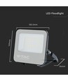 V-Tac 50W LED lyskaster - 185LM/W, arbeidslampe, utendørs