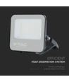 V-Tac 50W LED lyskaster - 185LM/W, arbeidslampe, utendørs