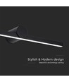 10W LED speillampe - 153lm/W, IP65, sort aluminium, 180° lysspredning