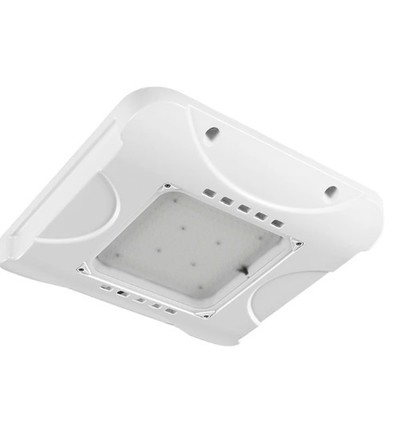 Outlet: 100W LED lampe til bensinstasjoner - Meanwell driver, 140 lm/W, IP65, 230V