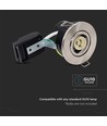 10 stk. GU10 Downlight - Satin nikkel, IP20