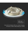10 stk. GU10 Downlight - Satin nikkel, IP20