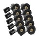 10 stk. GU10 Downlight - Sort, IP20