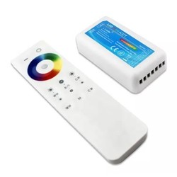 LED strips RGB+CCT controller med fjernbetjening - Passer kun til RGB+CCT strip, RF trådløs, 12V (240W), 24V (480W)