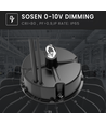 200W LED high bay, 150lm/W - IP65, 0-10V dimbar, Sosen driver, 5 års garanti