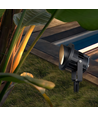 V-Tac 12W LED hage lampe - Svart, med spyd, IP65, 230V