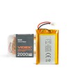 Oppladbart Li-pol batteri - 2000mAh