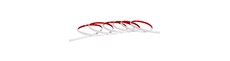 10m 12W/m COB-LED strip - 24V DC, IP68, 240 LED pr. meter, COB LED