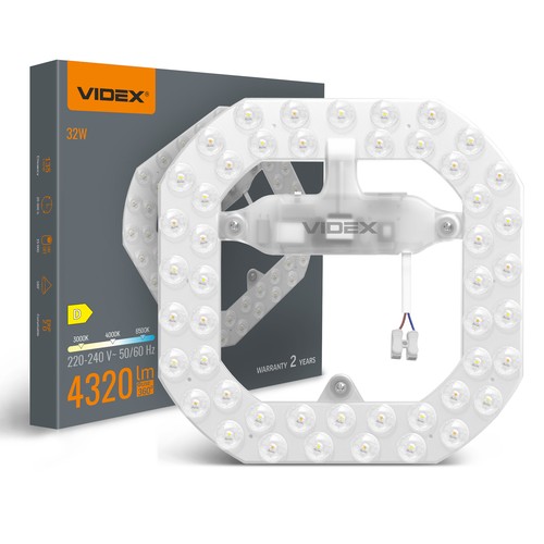 LED-modul 32W - varm, nøytral og kald hvit