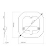 32W LED modul til taklamper - 4320lm, 3CCT, magnetisk montering, utskiftbar lyskilde