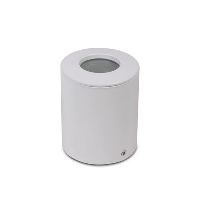 GU10 påbyggingsspot - Rund, hvit, Ø8,2cm, uten lyskilde
