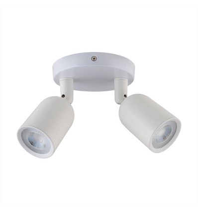 Vt-897 vegglampe - 2xGU10, hvit