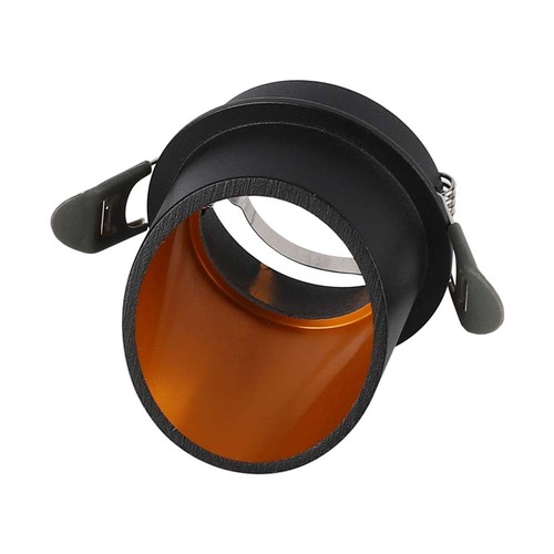 Vt-974 lampe GU10 - rund svart