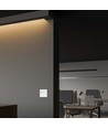 4-sone WiFi/WLAN touch panel til LED strips - 12V/24V, hvit, 86x86mm, til single color og CCT