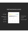 4-sone WiFi/WLAN touch panel til LED strips - 12V/24V, hvit, 86x86mm, til single color og CCT