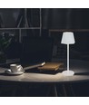 1,5W oppladbar LED bordlampe, 5V - Hvit, 4-trinns dimbar, inkl. USB-C kabel