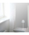 1,5W oppladbar LED bordlampe, 5V - Hvit, 4-trinns dimbar, inkl. USB-C kabel