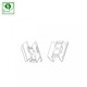 Monteringsbrakett for kontorlampe - 2 stk, Spectrum 60cm 120cm 150cm