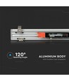 120cm 40W LED lineært innbyggingsarmatur - Samsung LED chip, 120cm, sølv, 5 års garanti