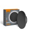 Dome 12W rund LED vegglampe - IP65, CCT, sort