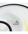 Dome 12W rund LED vegglampe - IP65, CCT, sort