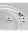 DOME vegglampe 12W - CCT, IP65, hvit
