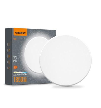 Dome 18W rund LED vegglampe - IP65, CCT, hvit