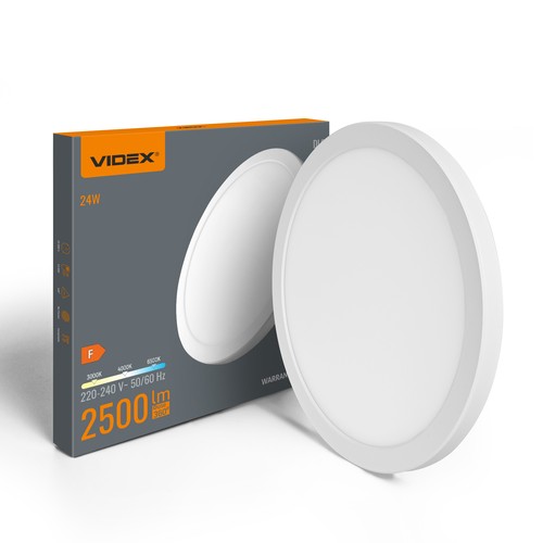 24W LED-taklampe, 3CCT - Ø292, 2500-2900lm, IP20 innendørs, integrert lyskilde