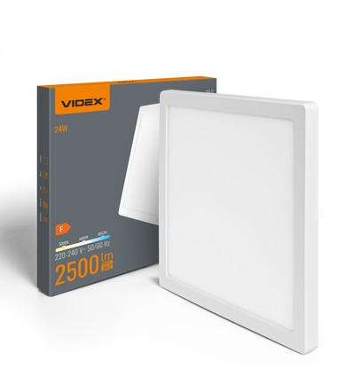 Dl6s taklampe 24W - LED, varm hvit, nøytral, 6500K, 220V, hvit