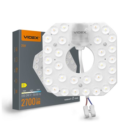 LED-modul 20W - varm, nøytral og kald hvit