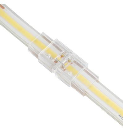Vanntett skjøtestykke til LED-strip - 8mm, ensfarget, IP68, 5V-24V, til SMD og COB