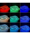 5 meter 12W/m RGB+WW LED-strip - 24V DC, IP65, 60 LED pr. meter