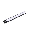 1,5W LED skaplampe med PIR sensor - 30cm, sort, batteridrevet, 4000K, auto on/off