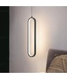 13W designer LED plafond - 1500lm, sort metall, varm hvit, inkl. lyskilde
