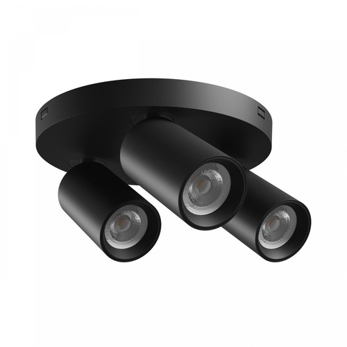 Madara Altro taklampe 3xGU10 - 230V, IP20, svart, rund