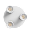 Madara Altro Round 3xGU10 takspot - Ø22cm, hvit, uten lyskilde, IP20