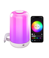 Oppladbar RGB+CCT LED bord/nattlampe - Bluetooth, Hvit, touch dimbar, IP20 innendørs