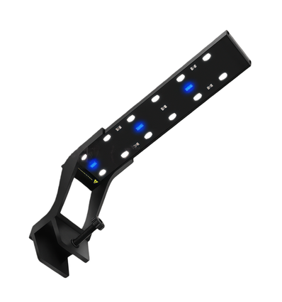 27,5 cm akvarie lampe - 10W LED, hvit/blå