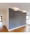24W LED utendørs vegglampe - IP65, sort, 2720lm, opp/ned lys, 4000K, rektangulær