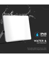 50W LED-lyskaster - CCT, 3 lysfarger, mattet, arbeidslampe, utendørs