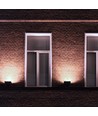 30W LED projektør CCT - 3000lm, IP65, sort, matt glass, 3-i-1 fargeskift, utendørs