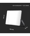 30W LED projektør CCT - 3000lm, IP65, sort, matt glass, 3-i-1 fargeskift, utendørs