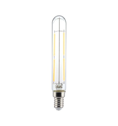 Vt-2204 LED-pære 4W E14 - T20, LED filament, klart glass, 6500K